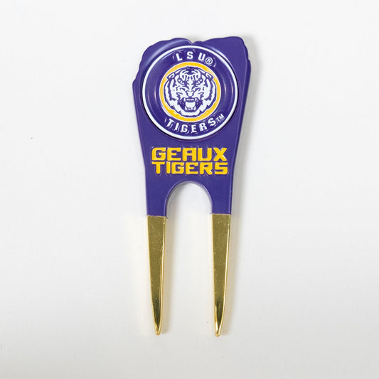Team Golf LSU Divot Tools - Custom Shaped -