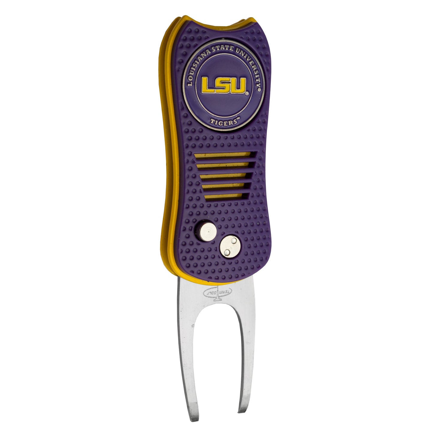 Team Golf LSU Divot Tools - Switchblade Divot Tool -