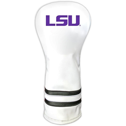 Team Golf LSU DR/FW Headcovers - Fairway HC - Printed White