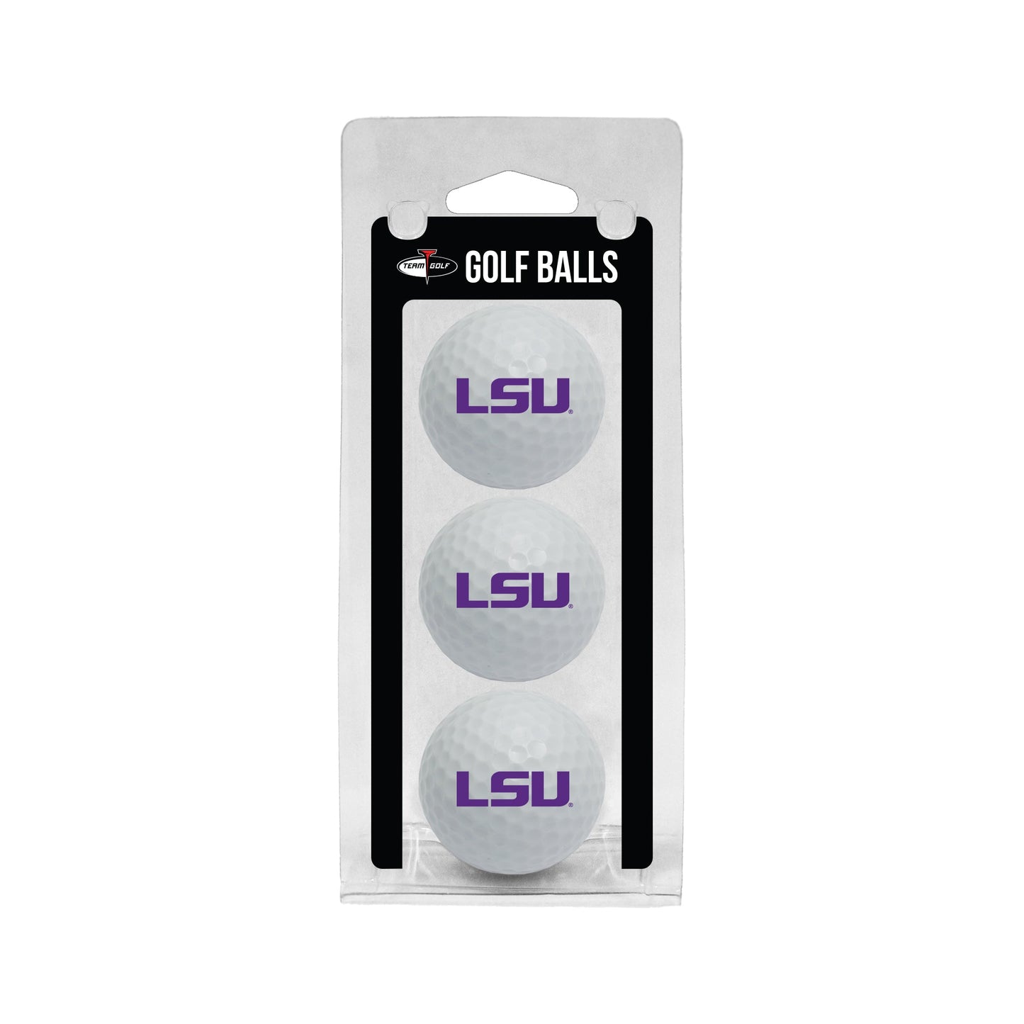 Team Golf LSU Golf Balls - 3 Pack - White