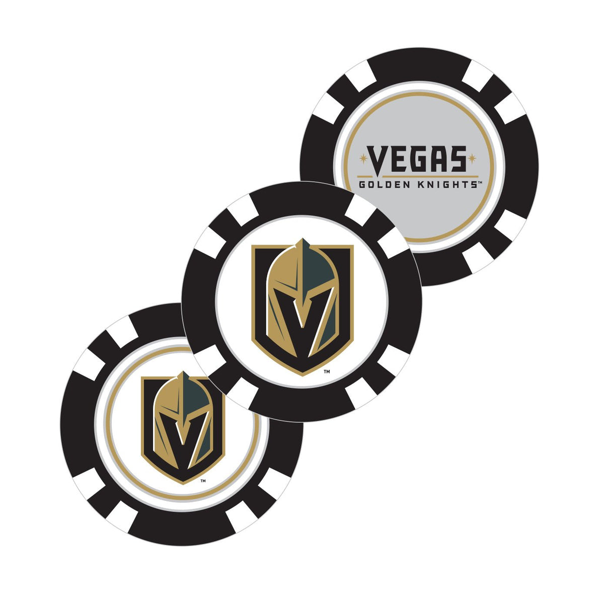 Team Golf LV Knights Ball Markers - Golf Chip Marker -