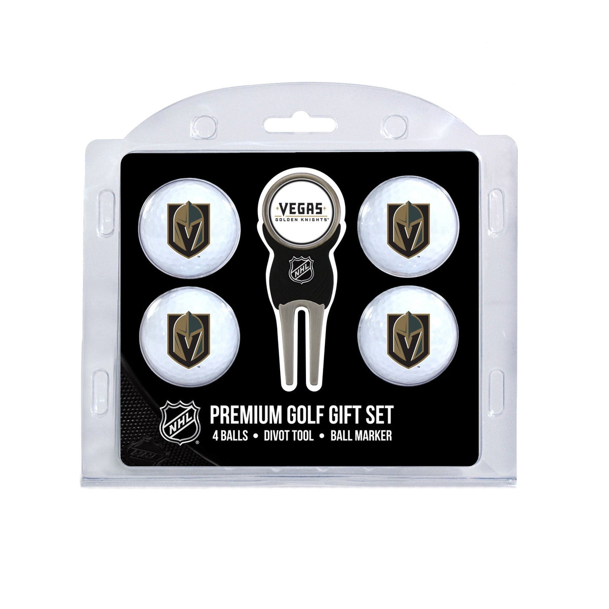 Team Golf LV Knights Golf Gift Sets - 4 Ball Gift Set -