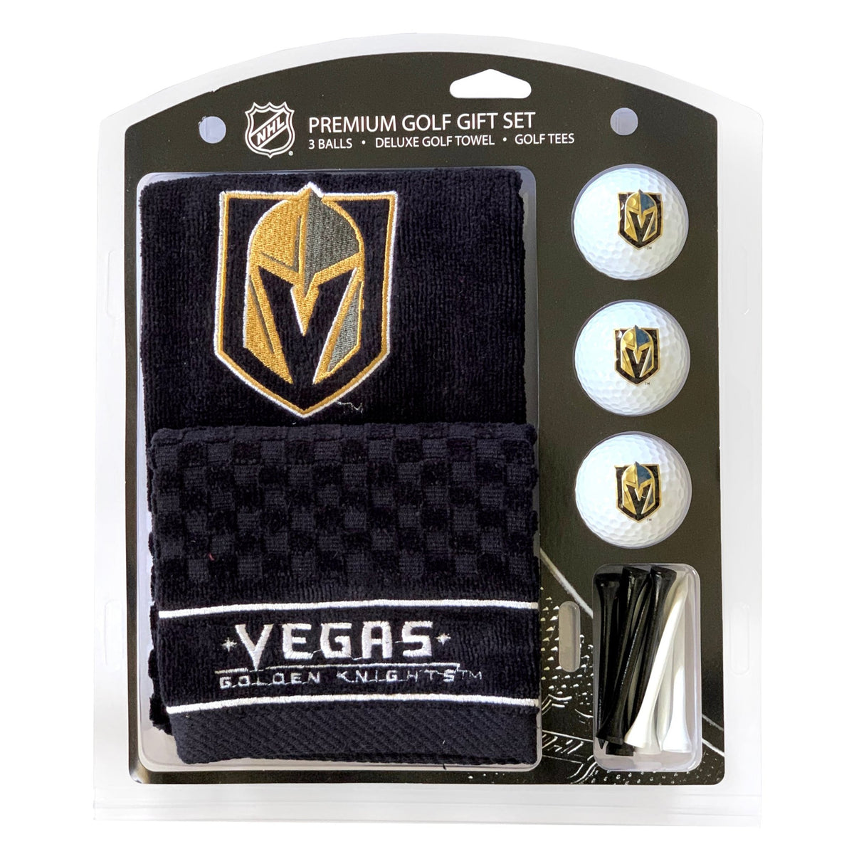 Team Golf LV Knights Golf Gift Sets - Embroidered Towel Gift Set -