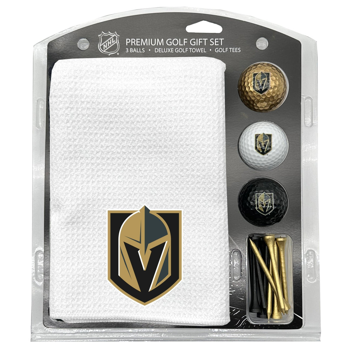 Team Golf LV Knights Golf Gift Sets - Microfiber Towel Gift Set - White -