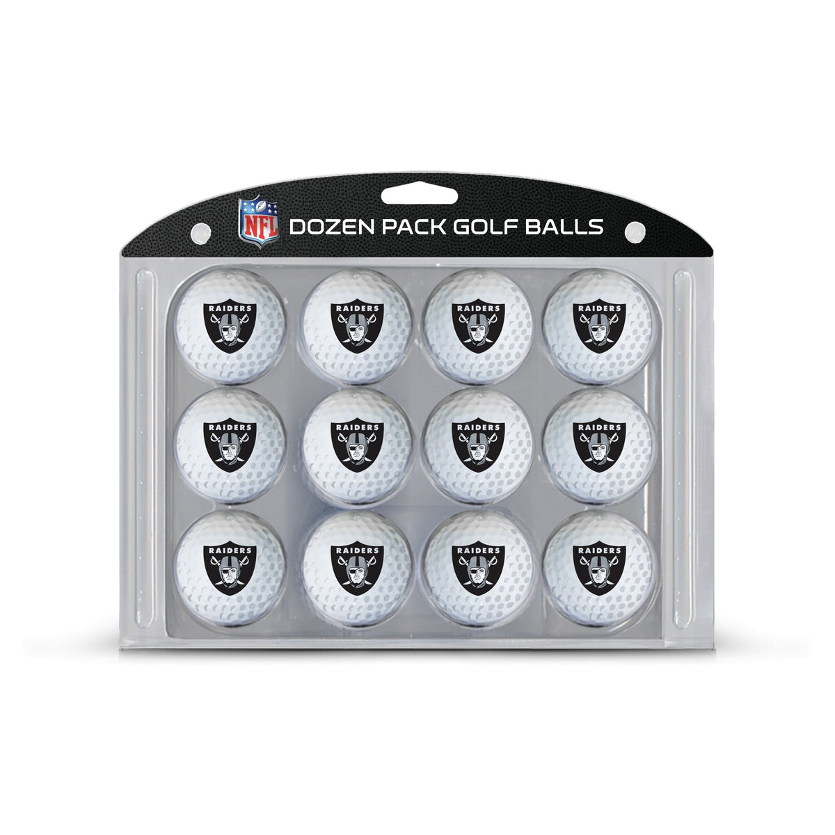 Team Golf LV Raiders Golf Balls - 12 Pack - White