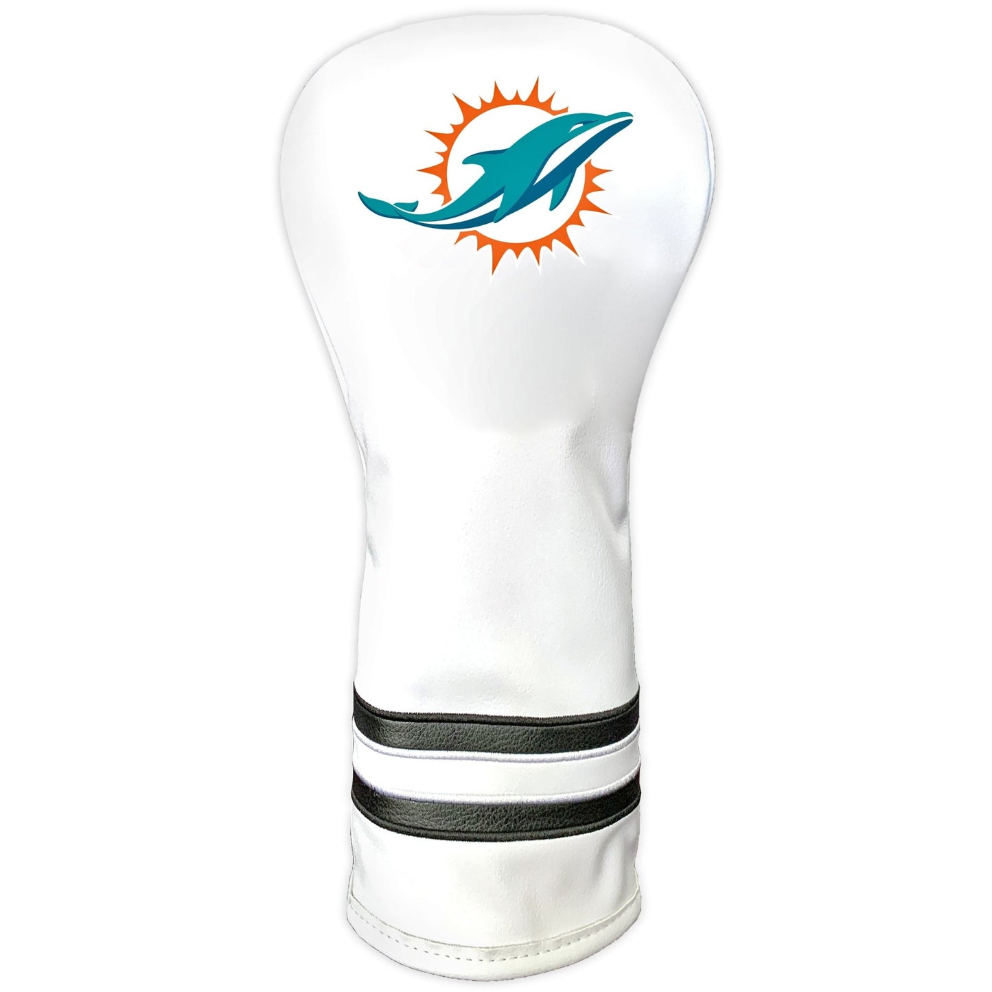 Team Golf Miami Dolphins DR/FW Headcovers - Fairway HC - Printed White