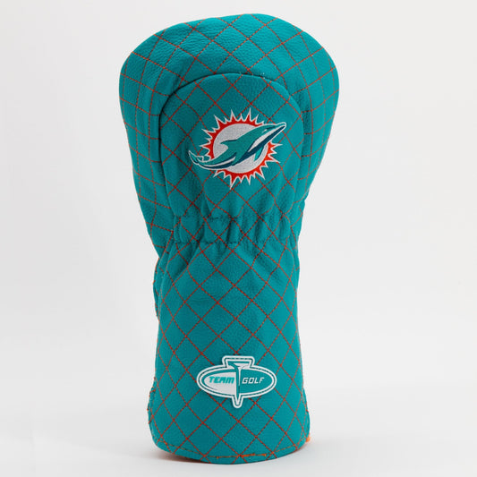 Team Golf Miami Dolphins DR/FW Quilted Headcovers - Team Golf USA