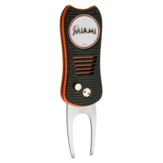 Team Golf Miami Marlins Divot Tools - Switchblade Divot Tool -