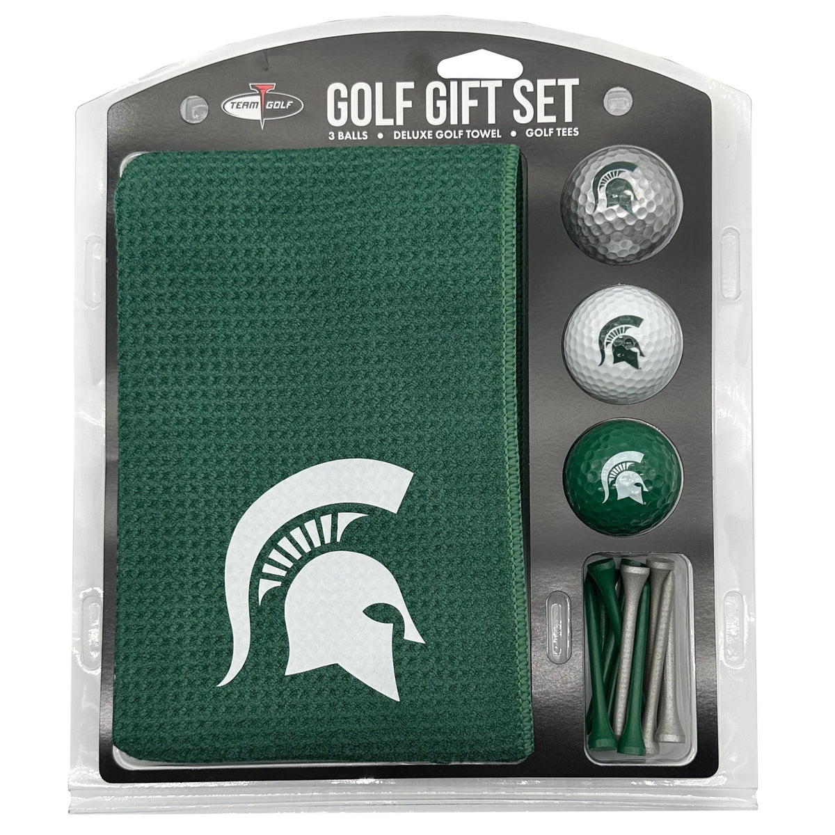 Team Golf Michigan St Golf Gift Sets - Microfiber Towel Gift Set - Color -