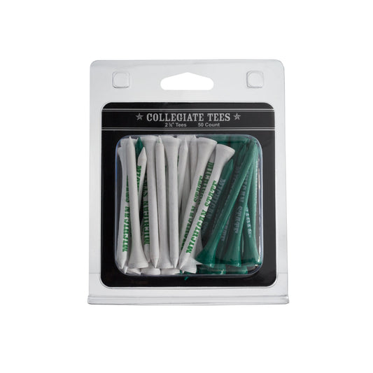 Team Golf Michigan St Golf Tees - 50 Tee Pack -