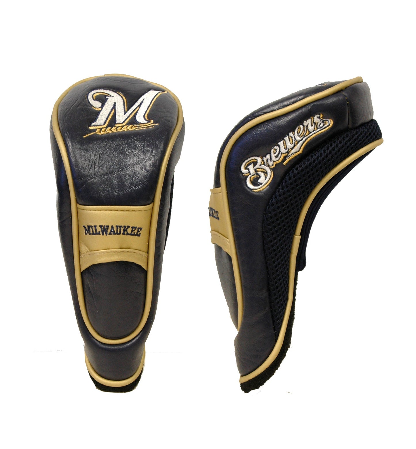 Team Golf Milwaukee Brewers DR/FW Headcovers - Hybrid HC - Embroidered