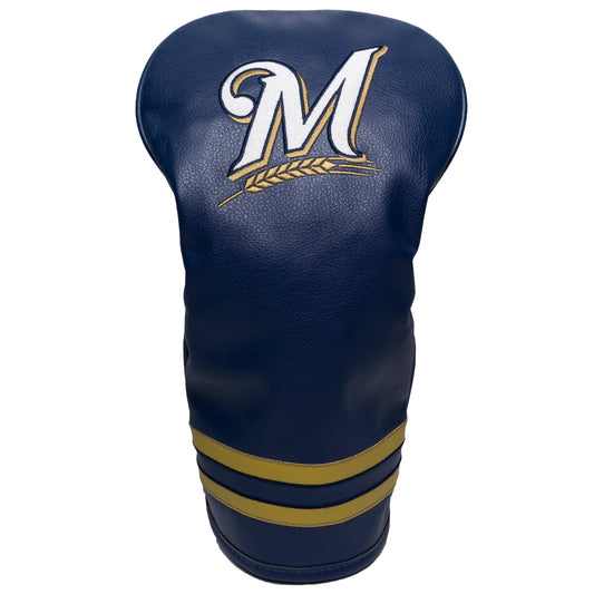 Team Golf Milwaukee Brewers DR/FW Headcovers - Vintage Driver HC - Embroidered