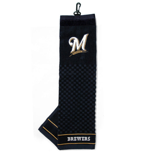 Team Golf Milwaukee Brewers Golf Towels - Tri - Fold 16x22 -