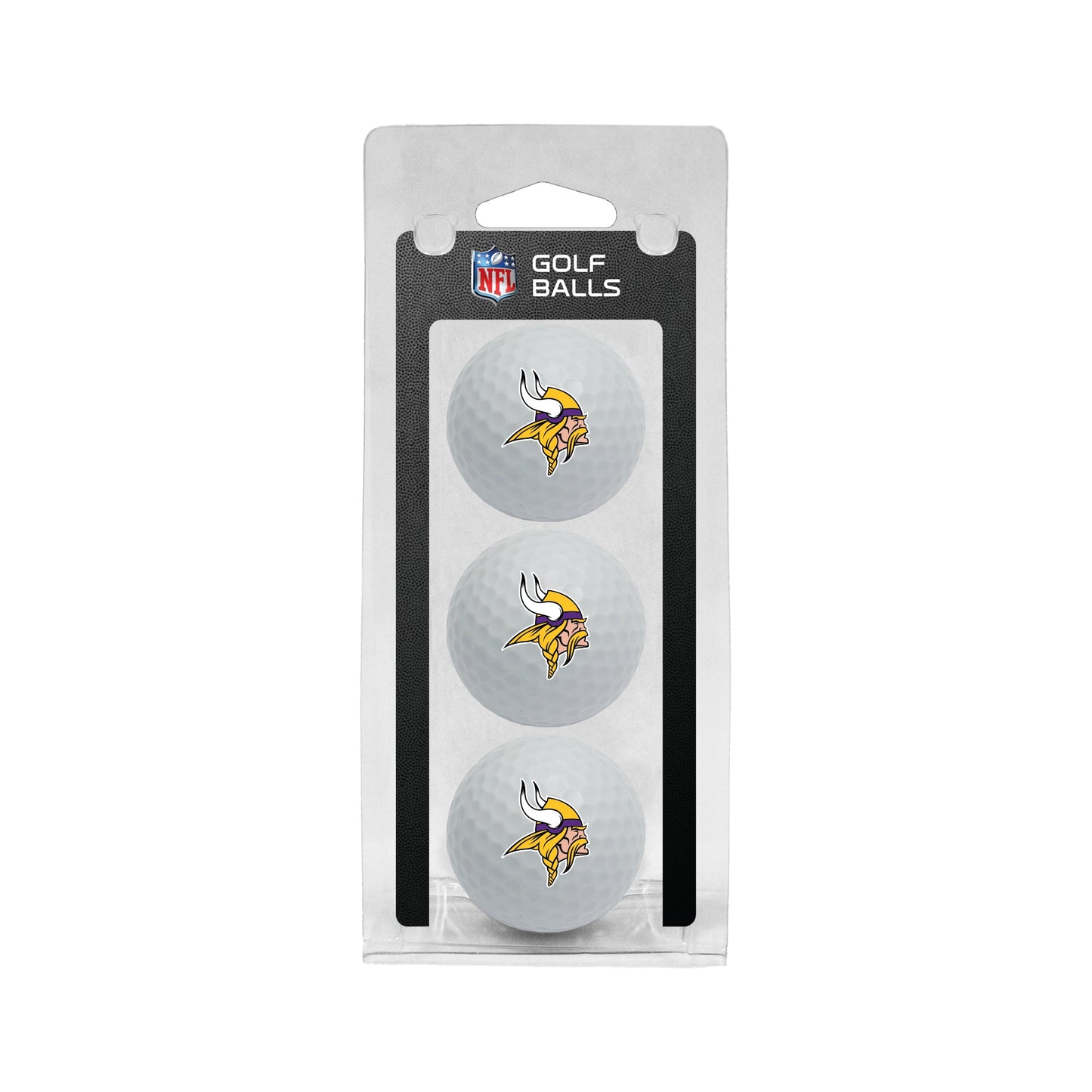 Team Golf MIN Vikings Golf Balls - 3 Pack - White