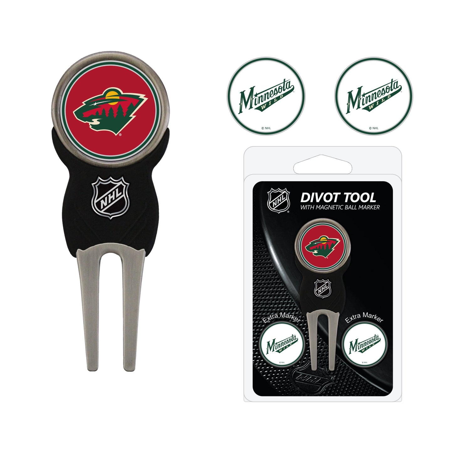 Team Golf MIN Wild Divot Tools - Signature Divot Tool Pack -