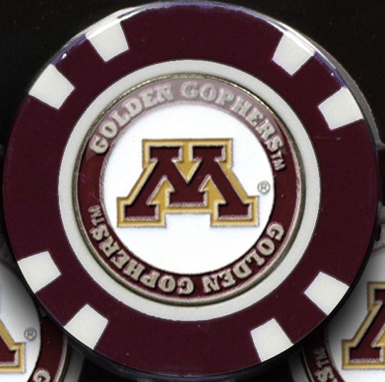 Team Golf Minnesota Ball Markers - Golf Chip Marker -