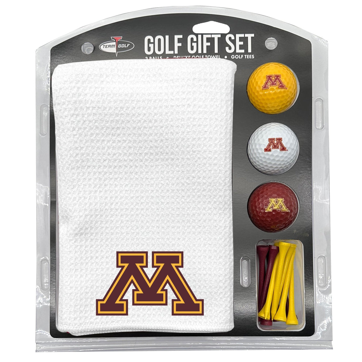 Team Golf Minnesota Golf Gift Sets - Microfiber Towel Gift Set - White -