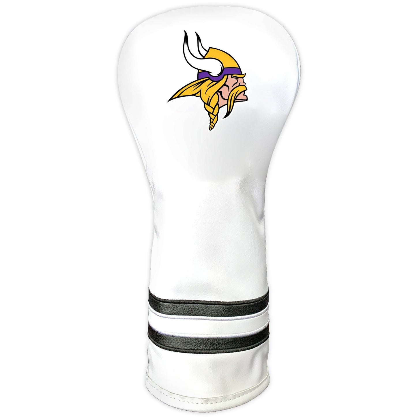Team Golf Minnesota Vikings DR/FW Headcovers - Fairway HC - Printed White