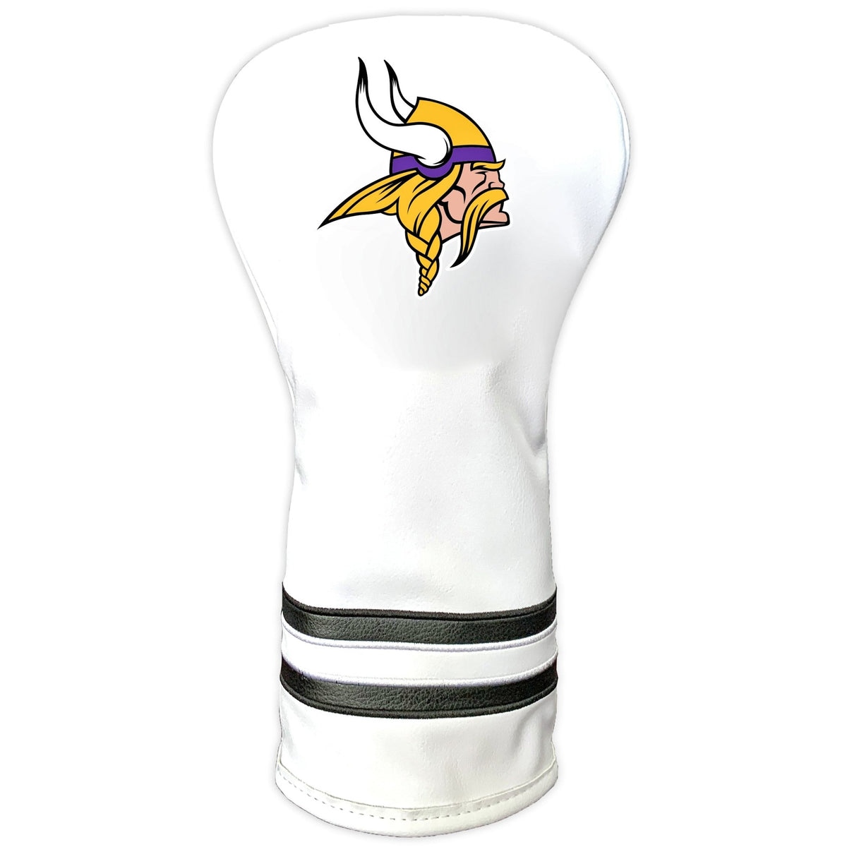 Team Golf Minnesota Vikings DR/FW Headcovers - Vintage Driver HC - Printed White