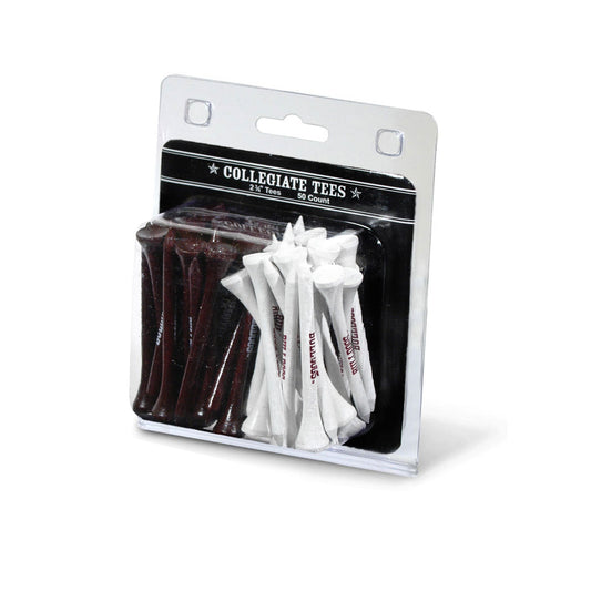 Team Golf Mississippi St Golf Tees - 50 Tee Pack -