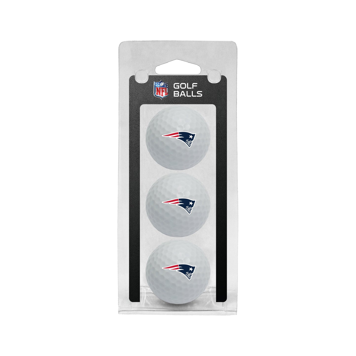 Team Golf NE Patriots Golf Balls - 3 Pack - White