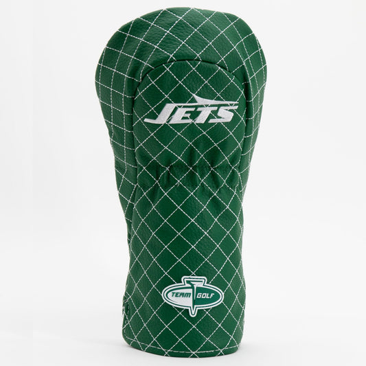 Team Golf New York Jets DR/FW Quilted Headcovers - Team Golf USA
