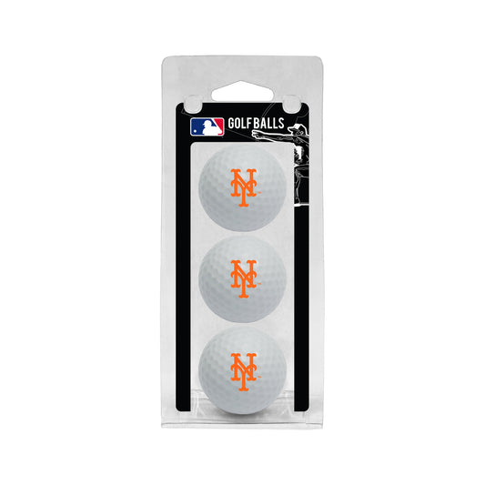 Team Golf New York Mets Golf Balls - 3 Pack - White
