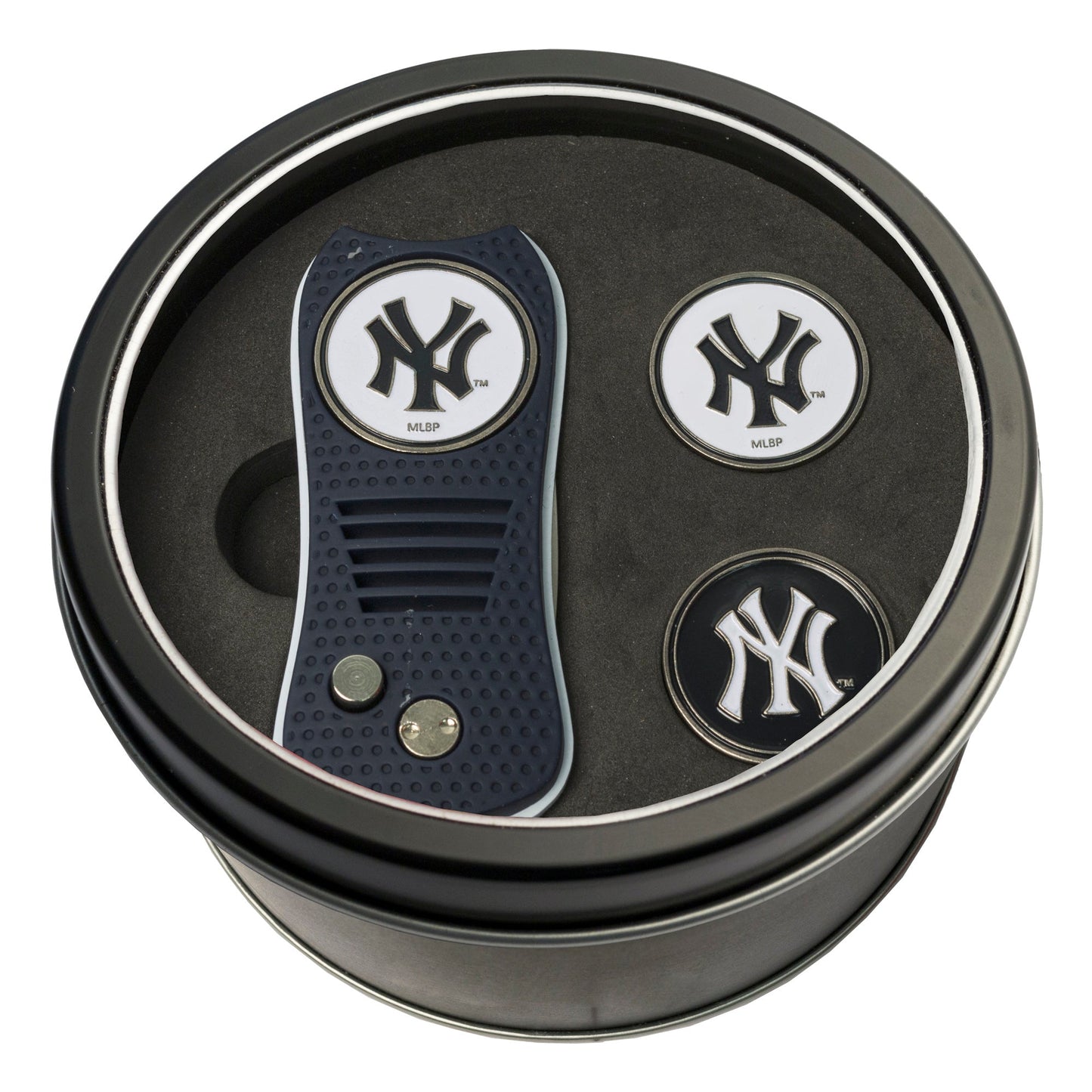 Team Golf New York Yankees Golf Gift Sets - Tin - Divot Tool & 2 Markers -