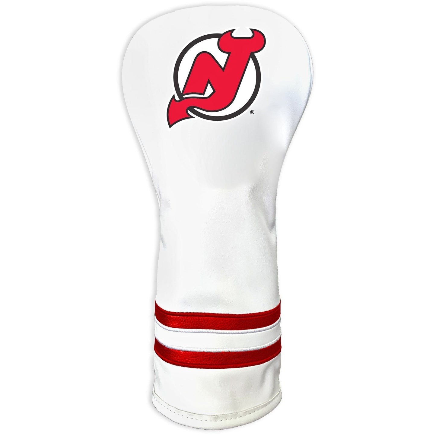 Team Golf NJ Devils DR/FW Headcovers - Fairway HC - Printed White