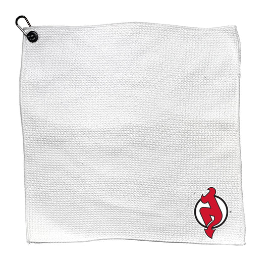 Team Golf NJ Devils Towels - Microfiber 15X15 White -