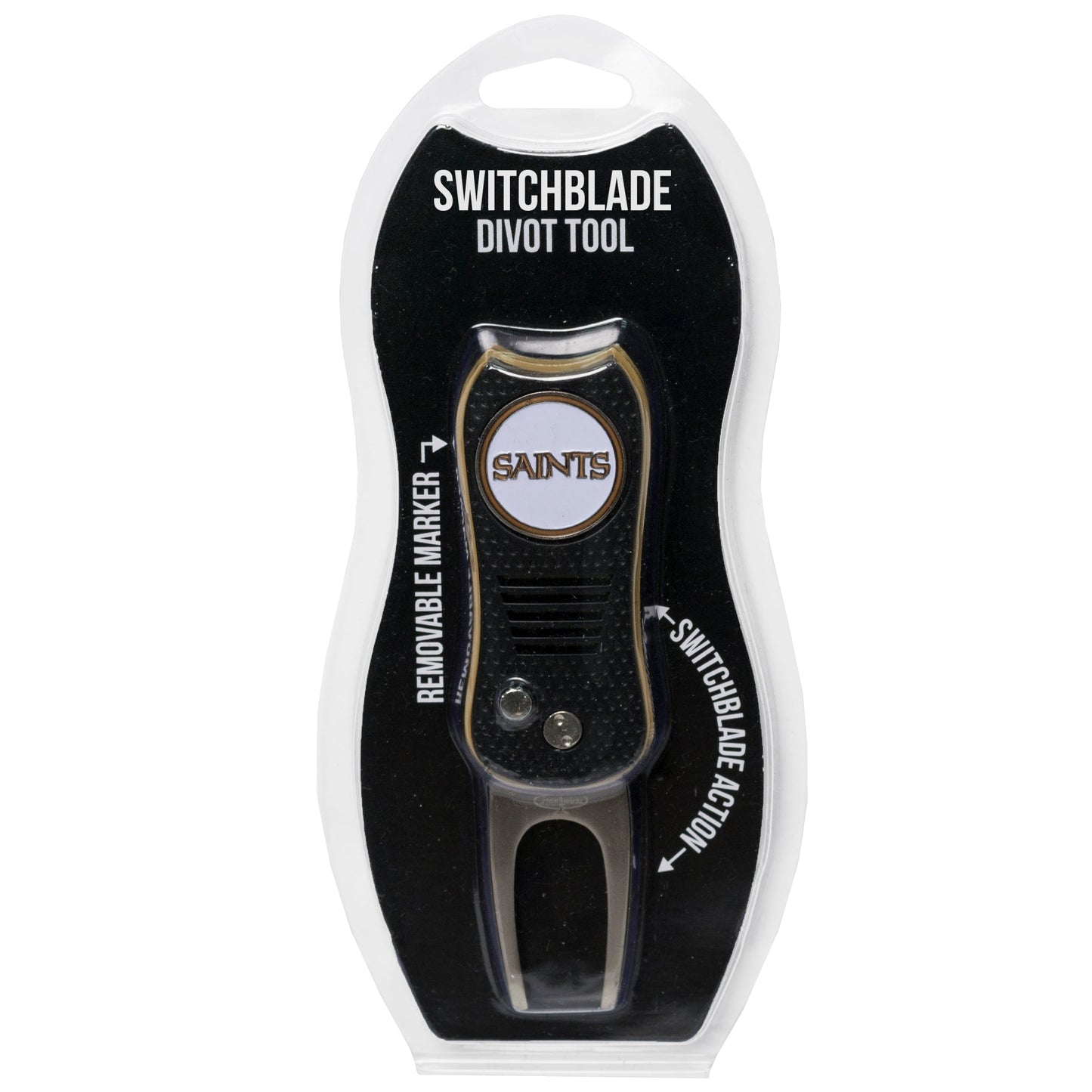 Team Golf NO Saints Divot Tools - Switchblade Divot Tool -
