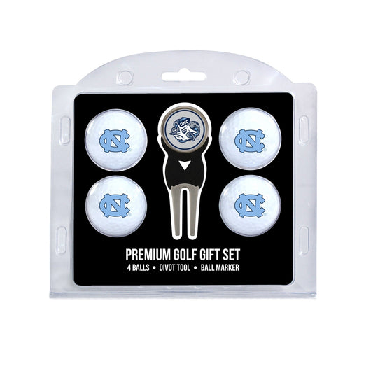 Team Golf North Carolina Golf Gift Sets - 4 Ball Gift Set -