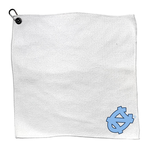 Team Golf North Carolina Golf Towels - Microfiber 15X15 White -