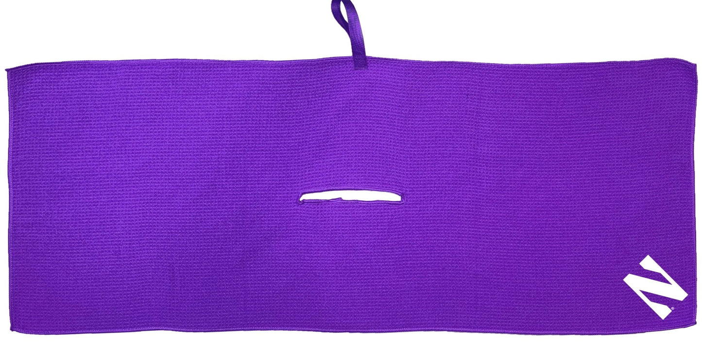Team Golf Northwestern Golf Towels - Microfiber 16x40 Color -