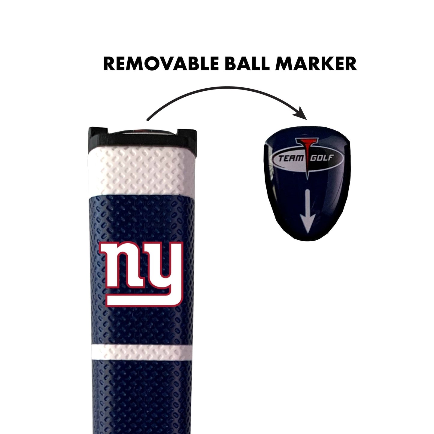 Team Golf NY Giants Putter Grips - Blue -