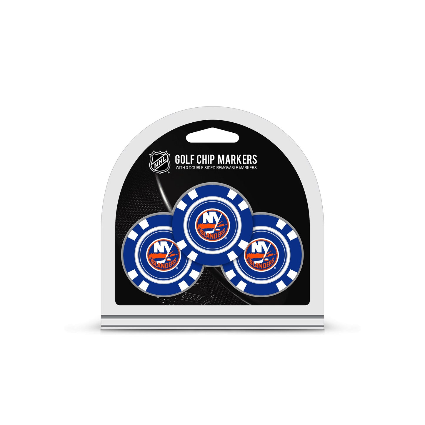 Team Golf NY Islanders Ball Markers - 3 Pack Golf Chip Markers -