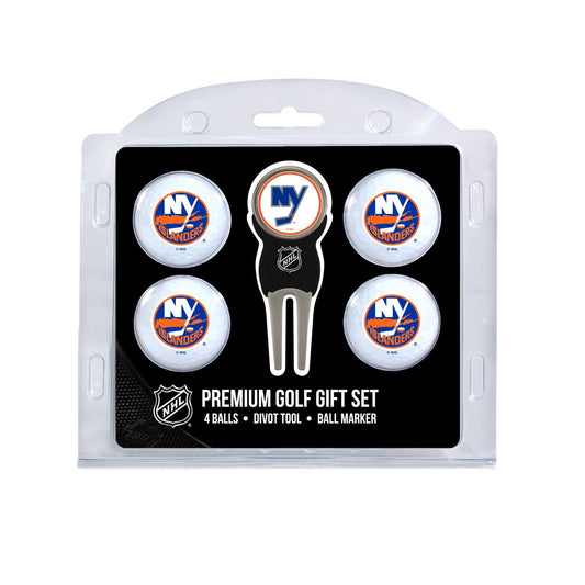 Team Golf NY Islanders Golf Gift Sets - 4 Ball Gift Set -
