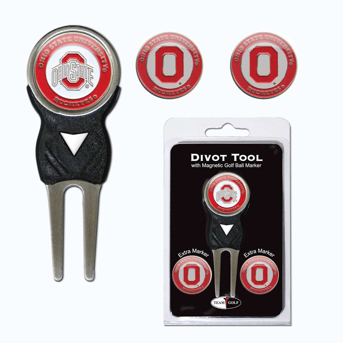 Team Golf Ohio St Divot Tools - Signature Divot Tool Pack -
