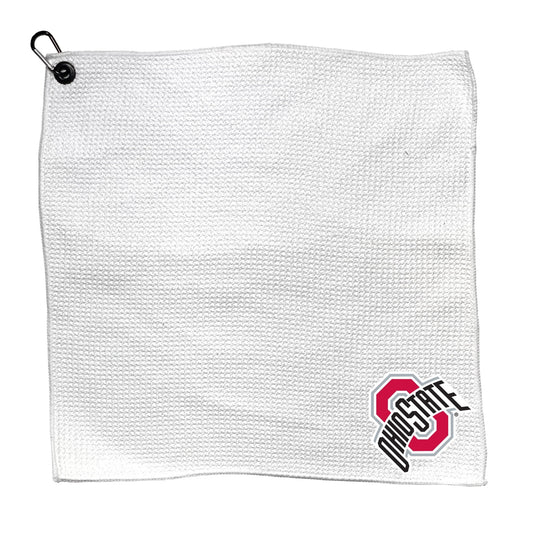 Team Golf Ohio St Golf Towels - Microfiber 15X15 White -