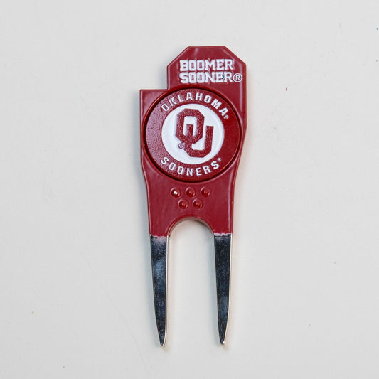 Team Golf Oklahoma Divot Tools - Custom Shaped -