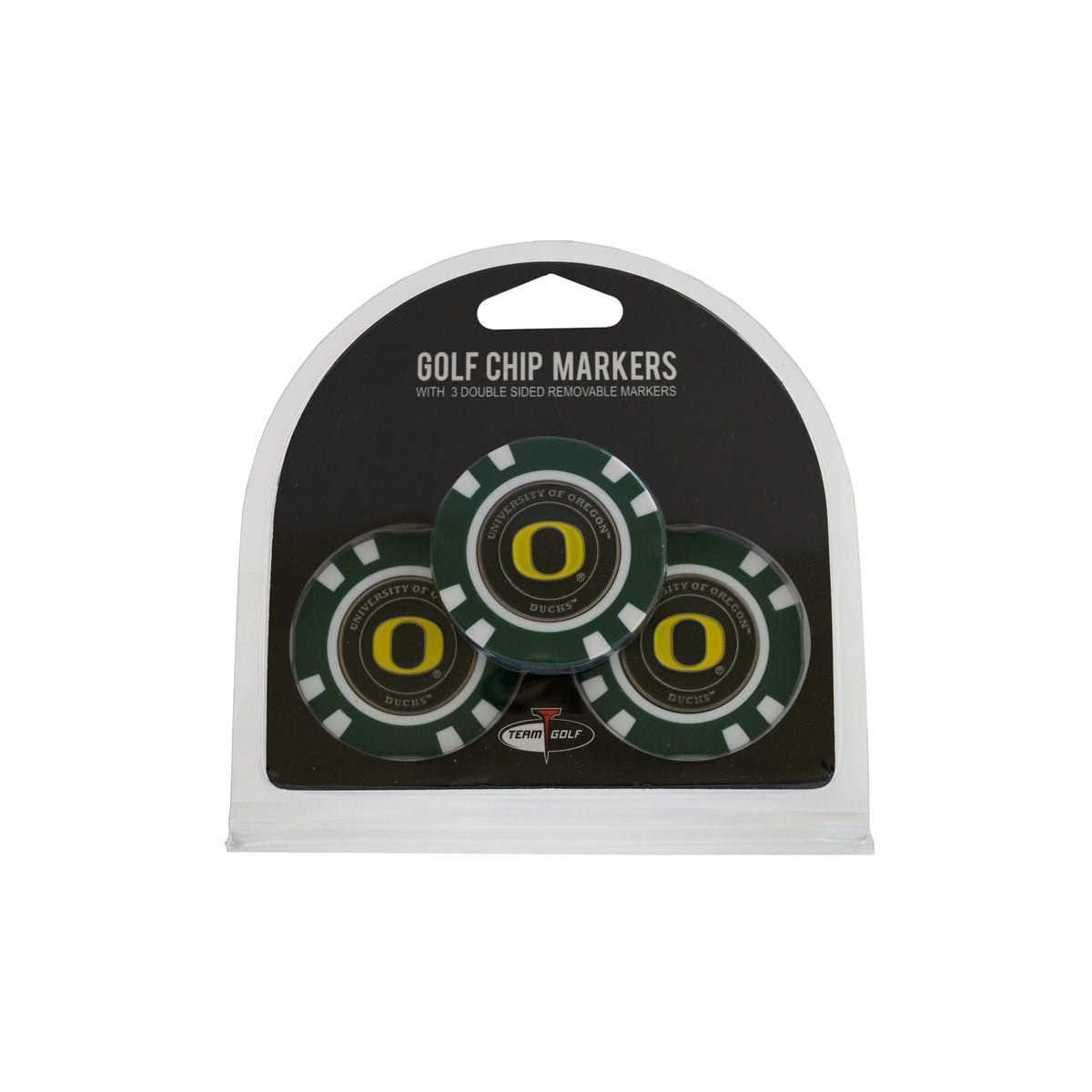 Team Golf Oregon Ball Markers - 3 Pack Golf Chip Markers -