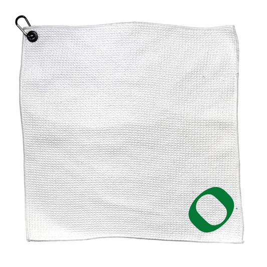 Team Golf Oregon Golf Towels - Microfiber 15X15 White -