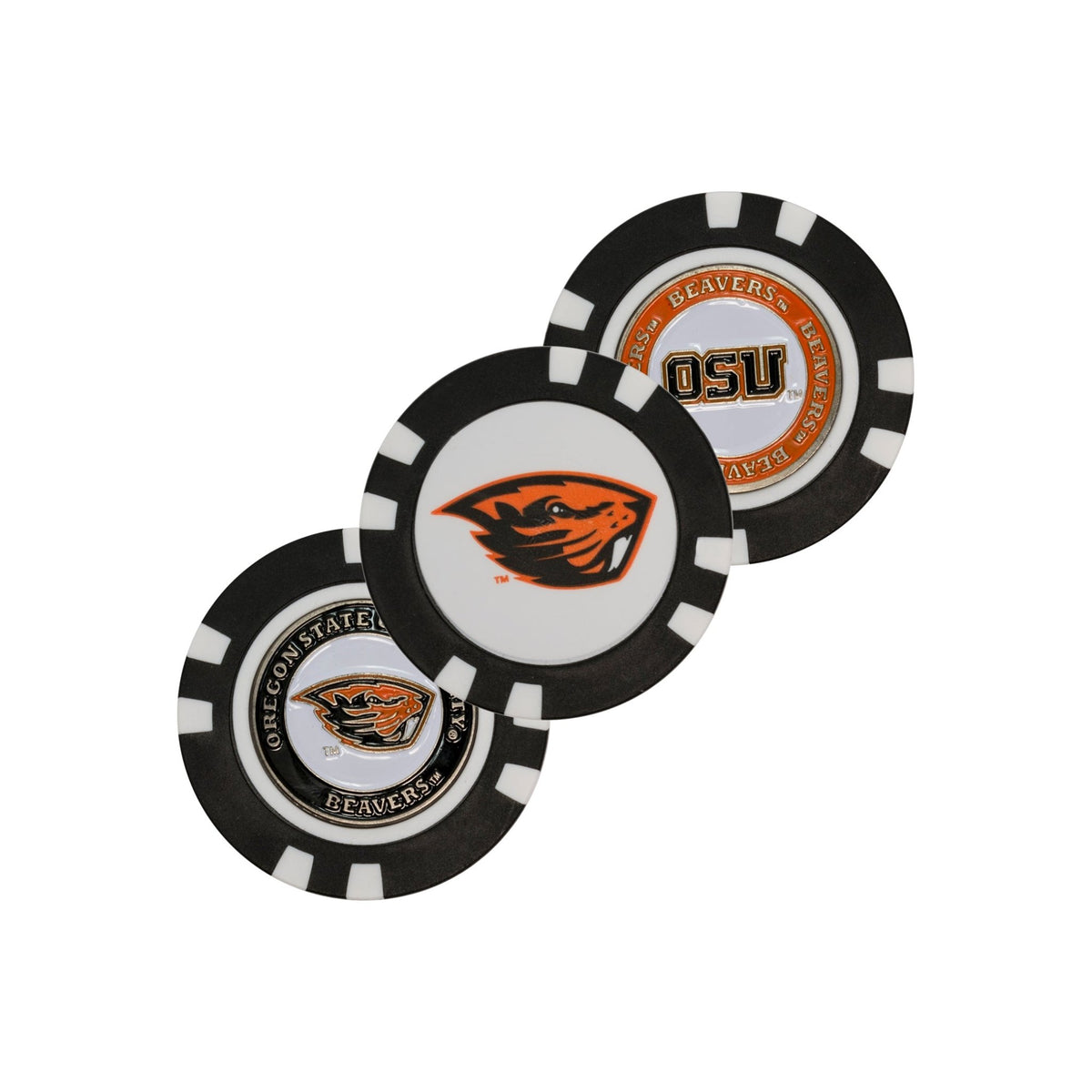 Team Golf Oregon St Ball Markers - Golf Chip Marker -