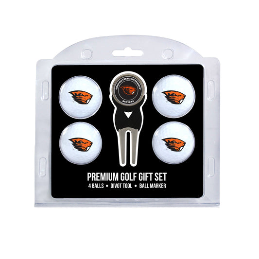 Team Golf Oregon St Golf Gift Sets - 4 Ball Gift Set -