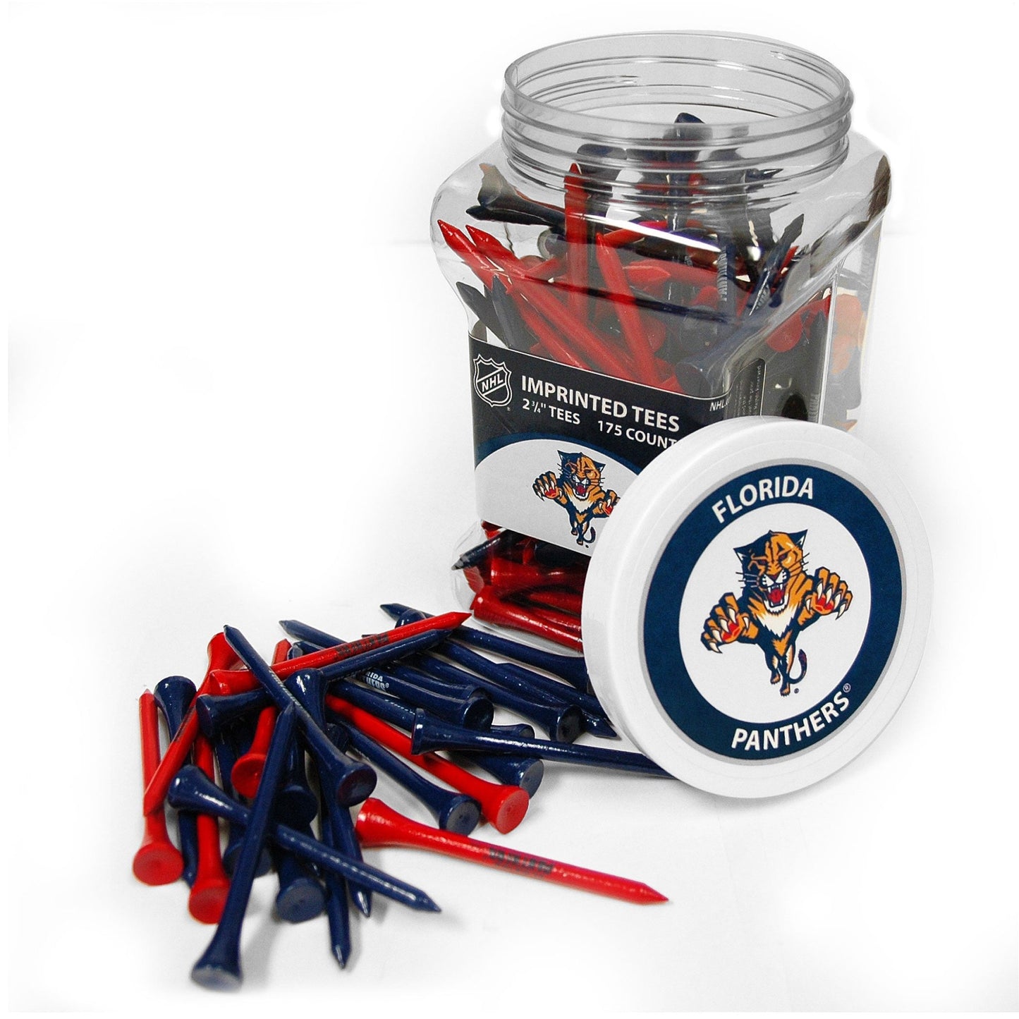 Team Golf Panthers Golf Tees - 175 Tee Jar -