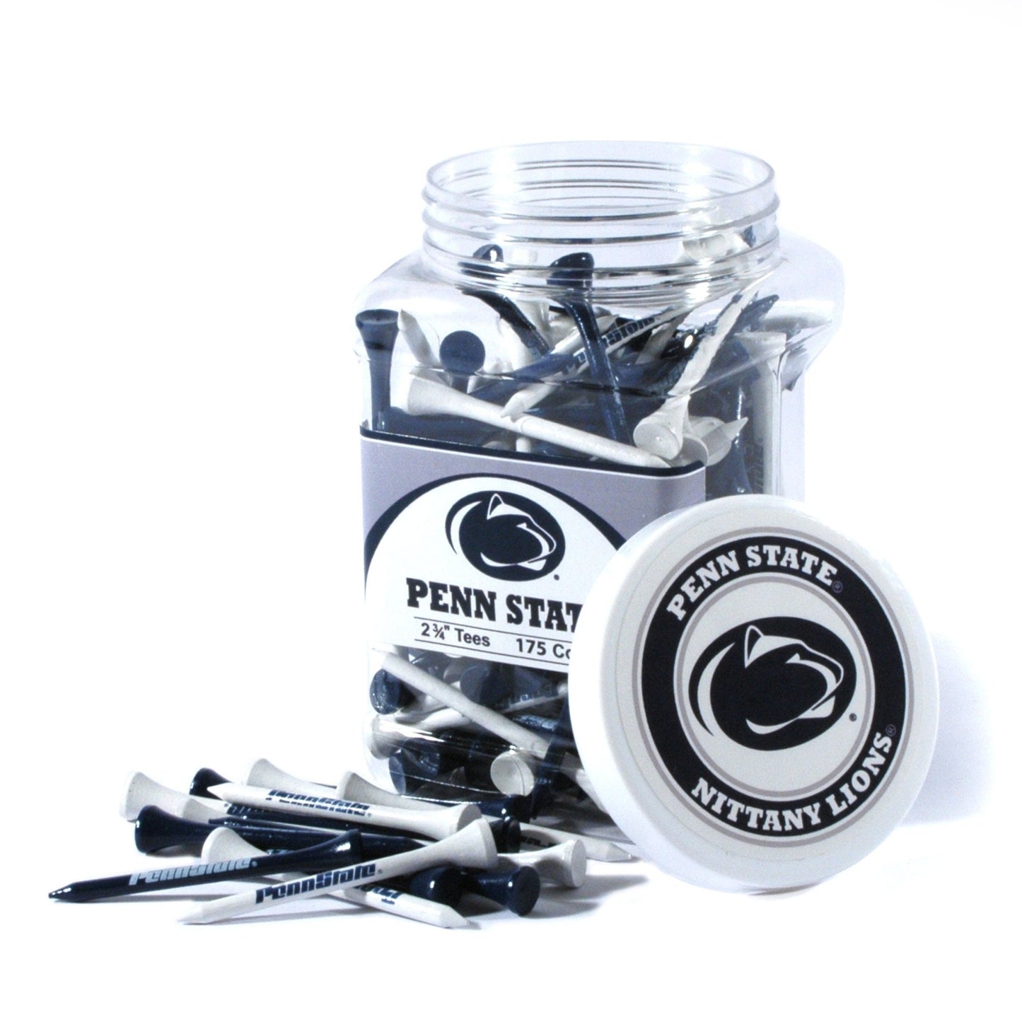 Team Golf Penn St Golf Tees - 175 Tee Jar -