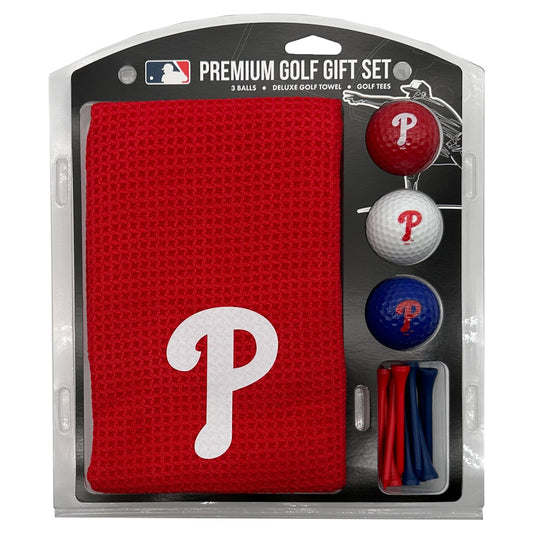 Team Golf Philadelphia Phillies Golf Gift Sets - Microfiber Towel Gift Set - Color -