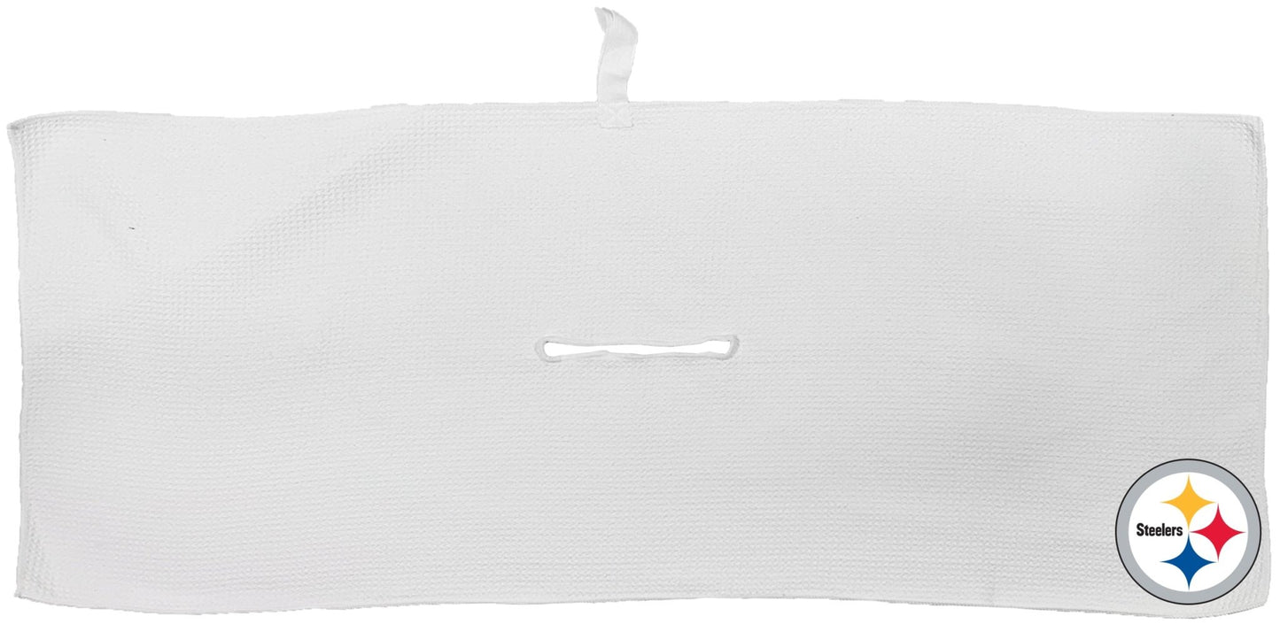 Team Golf PIT Steelers Golf Towels - Microfiber 16X40 White -