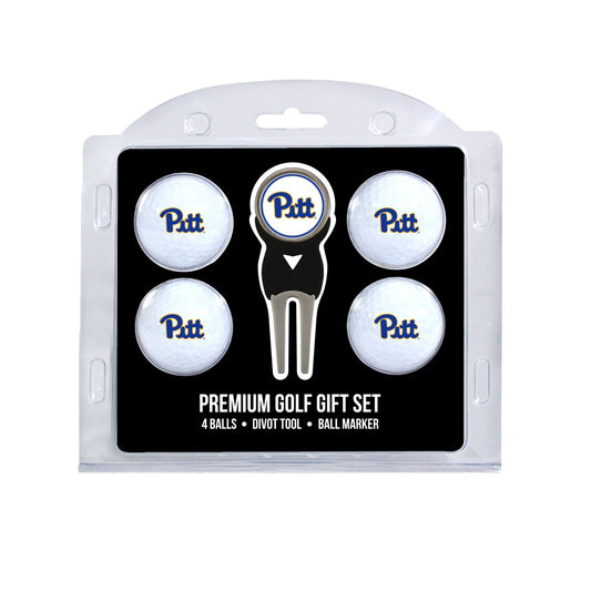 Team Golf Pitt Golf Gift Sets - 4 Ball Gift Set -