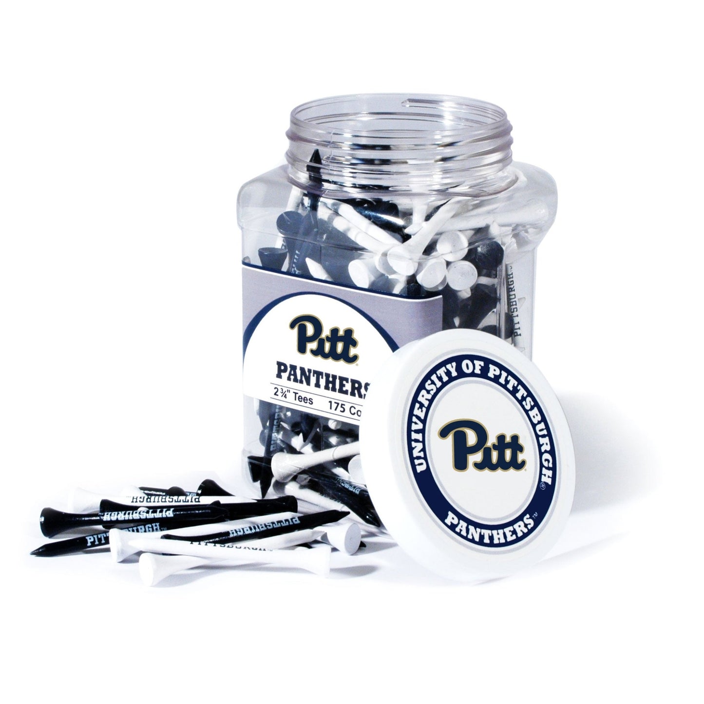 Team Golf Pitt Golf Tees - 175 Tee Jar -